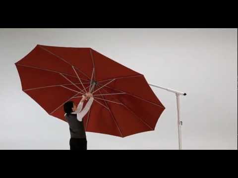 May Dacapo Ampelschirm Bedienungsvideo - Film zeigt Sonderausstattungen / Zubehör gegen Mehrpreis!