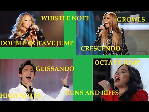 EXTREME VOCAL ABILITIES - FAMOUS SINGERS Pt2