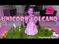 Danni Jae's Playroom Ep4!!!! Unicorn Volcano Science Project!