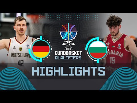 Germany 🇩🇪 vs Bulgaria 🇧🇬 | Highlights | FIBA EuroBasket 2025 Qualifiers