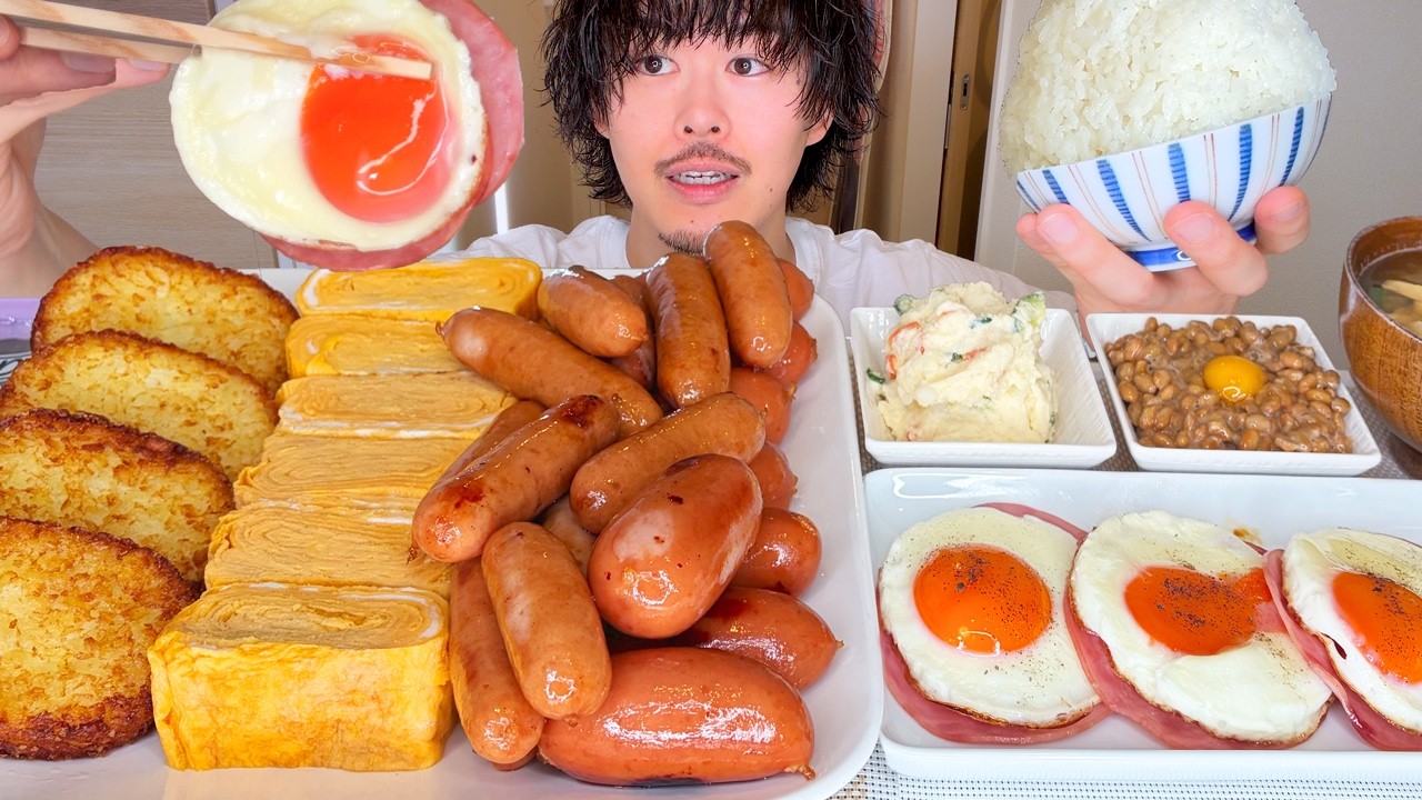 ASMR 理想の朝食 Breakfast EATING SOUNDS | 咀嚼音 | MUKBANG | 먹방