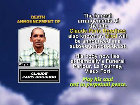 Paris Ar Obituaries