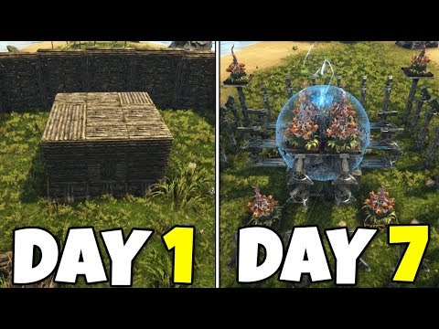 Ark - How to UPGRADE any Solo Base [Wood to Tek]