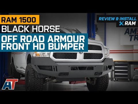 2013-2018 Ram Black Horse Off Road Armour Front HD Bumper Review & Install