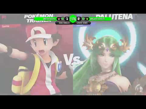 EVAC 1/2/19 - SSBU - DF | Taicho (Pokemon Trainer) vs Jacko (Palutena) - Losers Semis
