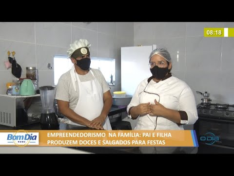 Pai e filha produzem doces e salgados para festas 08 07 2021