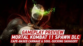Mortal Kombat 11 Spawn Gameplay: Cape-Based Carnage, Lots of Guns, and a Grisly New Fatality
