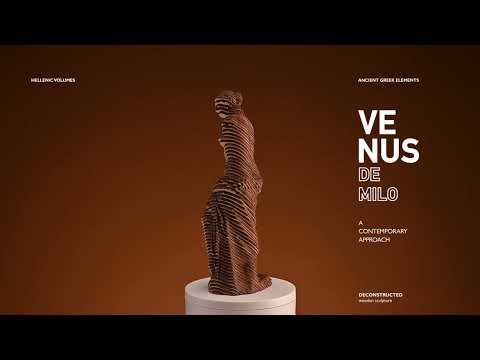 Venus de Milo: Deconstructed Wooden Sculpture