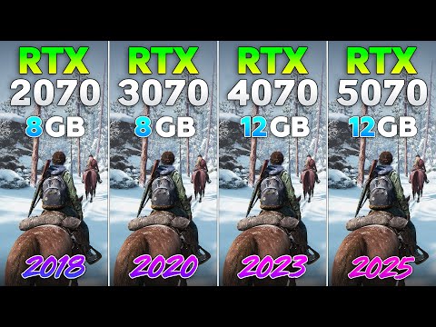 RTX 2070 vs RTX 3070 vs RTX 4070 vs RTX 5070 - Test in 10 Games