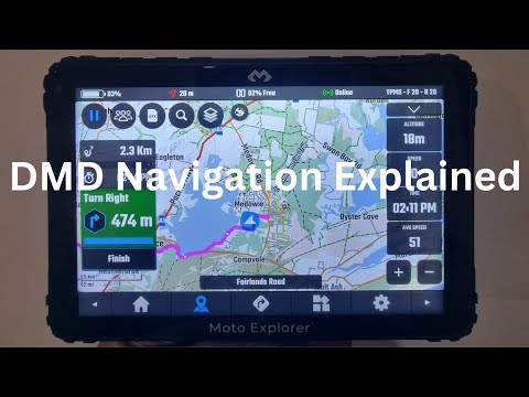 DMD Navigation Devices explained with Moto Explorer