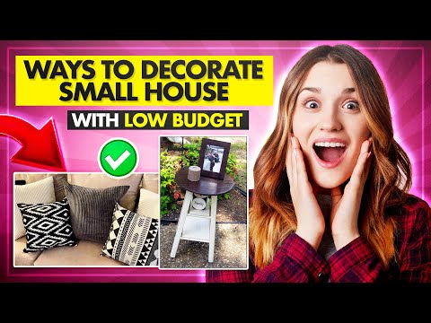 Part of a video titled 18 Ways To Decorate Small House With Low Budget - YouTube