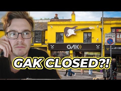 GAK Closed For Good?! #gak #guitar