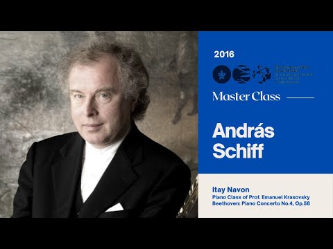 Sir András Schiff Piano Master Class 2016 - Itai Navon