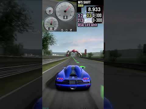 Koenigsegg CCX 0-300 kmh NFS Shift