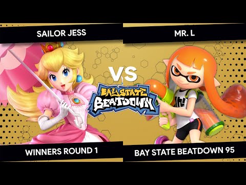 Bay State Beatdown 95 - Sailor Jess (Peach) vs Alex | Mr. L (Inkling) - Winners Round 1