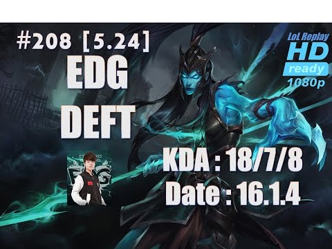 16.1.4 LPL EDG Deft Bot Lane Ad Carry Kalista(vs Missfortune) Hardcarry[1080p]#208