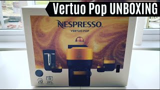 Nespresso Vertuo Pop UNBOXING & FIRST USE | VertuoLine Coffee Machine Review Magimix Krups De'Longhi