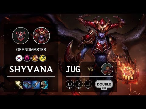 Shyvana Jungle vs Graves - KR Grandmaster Patch 10.11