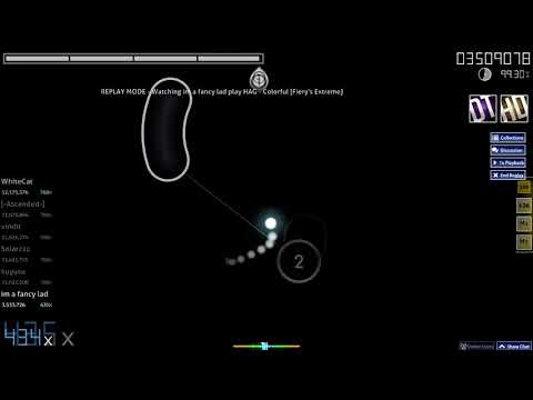 HAG - Colorful [Fiery's Extreme] +HDDT 98.75% FC #3 874pp (top play lol)