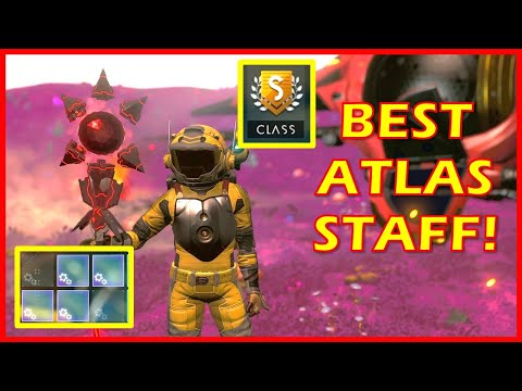 UPDATED How to Get The Best Atlas Staff 4 Connected Supercharged Slots | No Man's Sky Omega Update