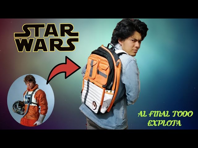 Vídeo relacionado con Star Wars Mochila HS FAN, 30 x 43 cm, Capacidad 22 L, Pilot Azul Marino