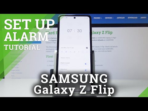 How to Add Alarm to Samsung Galaxy Z Flip – Set Up Reminder