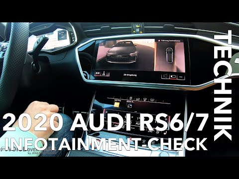 2020 Audi RS6 RS7 Infotainment System Tech Check Interieur Design Haptik Feedback Meinung Kritik