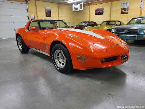 1980 Hugger Orange Corvette For Sale Video