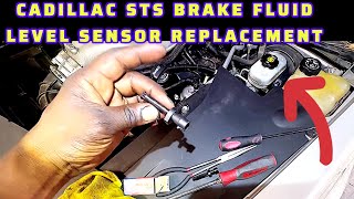 How to change brake fluid level sensor in Cadillac STS yourself diy