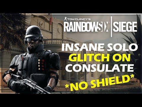 INSANE NEW SOLO GLITCH ON CONSULATE (Very OP) - Rainbow Six Siege