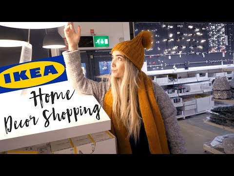HOME DECOR SHOPPING AT IKEA! MOVING VLOG #2