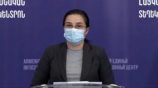 MFA Spokesperson Anna Naghdalyan’s briefing  in the Armenian Unified Infocenter