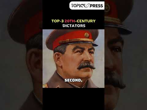 Top 3 20th Century Dictators | Mao Zedong,Joseph Stalin and Adolf Hitler |  #shortsfeed #viralvideo