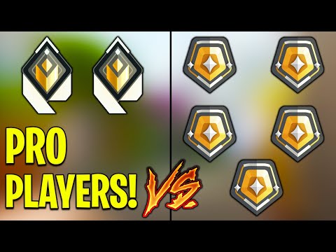 Valorant: 2 Pro Players VS 5 Golds - Who Wins?
