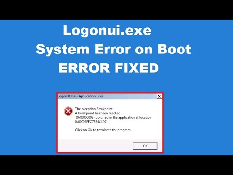Fix Logonui Exe System Error Detailed Login Instructions Loginnote