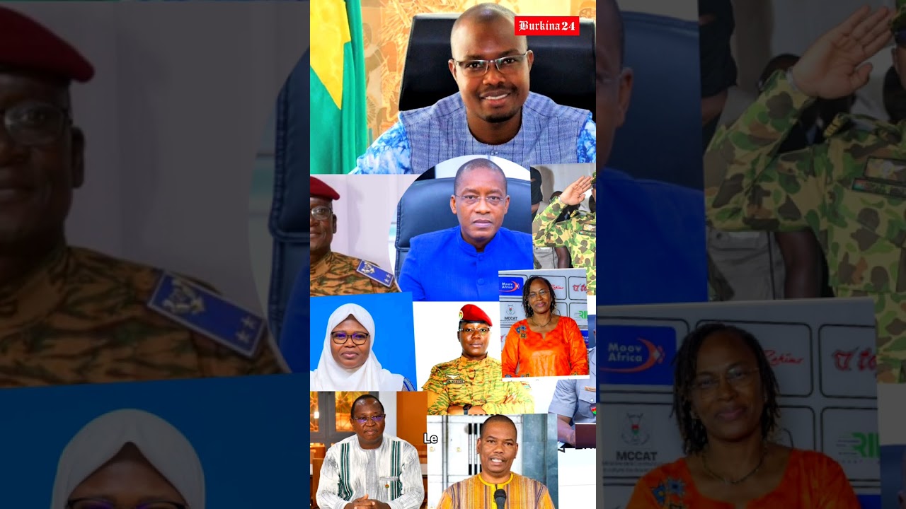 Remaniement ministériel au Burkina Faso : 22 ministres prêts à servir le pays
