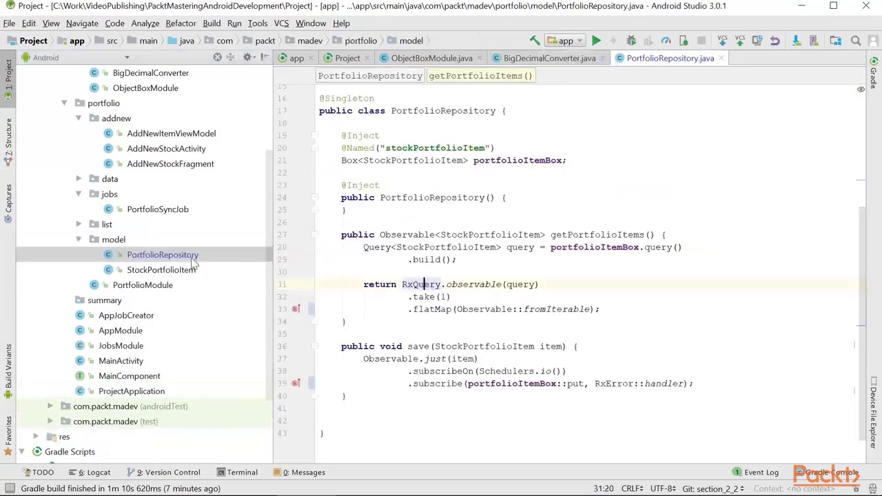 12 Using ObjectBox Framework