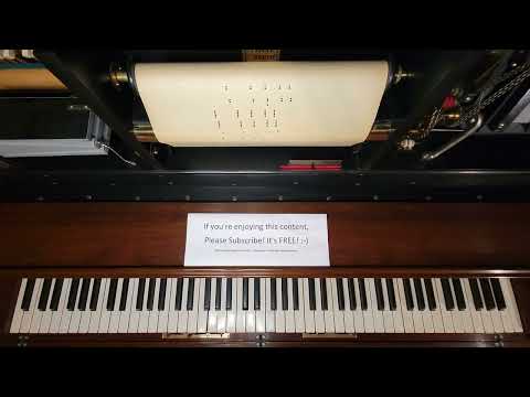 Lonesome And Sorry - Fox Trot Song - Pianostyle Word Roll, Hand Played 29021