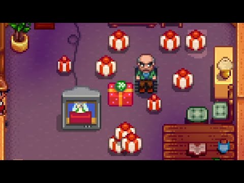 Stardew Valley :: Gifts for George - Completion Cutscene (All Choices)