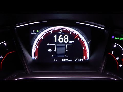 2017 Honda Civic 1.5 VTEC TURBO 182 HP 0-100 km/h & 0-100 mph Acceleration