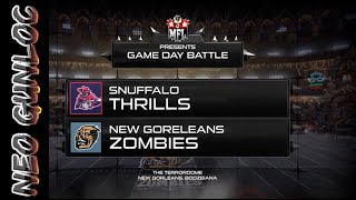Mutant Football League - Snuffalo Thrills vs. New Goreleans Zombies