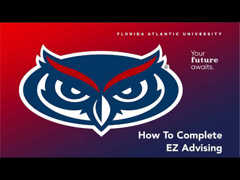 How To Complete Ez Advising
