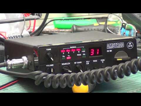 Amstrad CB901  CB27/81 UK FM CB radio - On The Air test