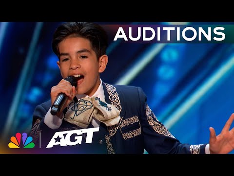 11-year-old Eduardo Antonio Trevino impresses the judges! | Auditions | AGT 2023