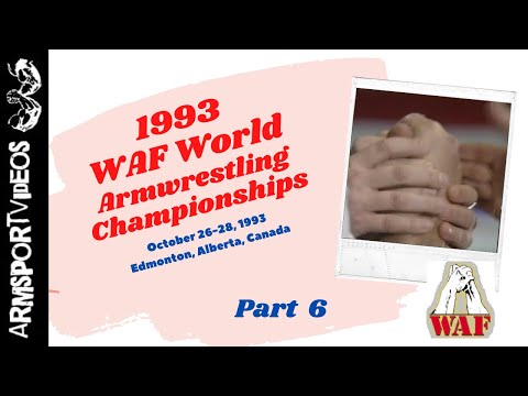 1993 WAF World Armwrestling Championships - Part 6 (Awards)