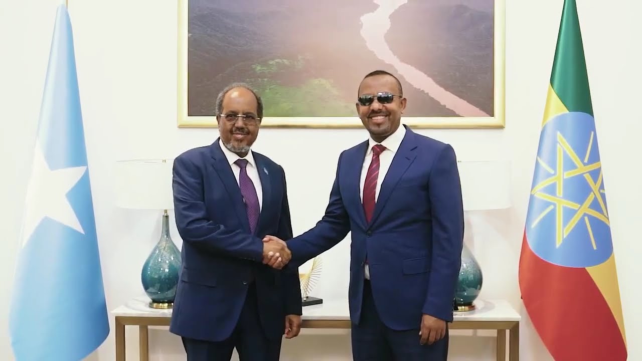ጠቅላይ ሚኒስትር ዐቢይ አሕመድ (ዶ/ር) ለሶማሊያው ፕሬዚዳንት ያደረጉት አቀባበል