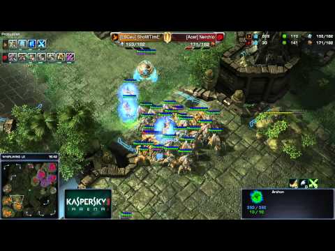 #238 Nerchio(Z) vs. ShowTime(P) - Kaspersky Arena #6 StarCraft II Heart of the Swarm Video