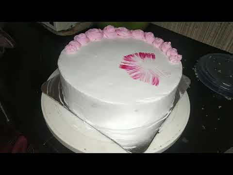 easy cake decoration for beginners | shahma hameed ❤️