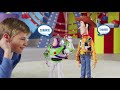 Toy Story 4 Drop Down Action Toys - Buzz Lightyear and Sheriff Woody