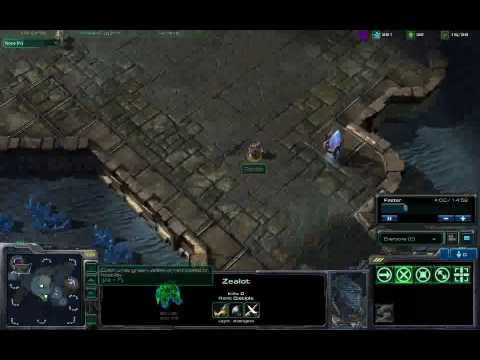 Starcraft 2 Beta - Racist vs. Rapt on Decena Commentary p1